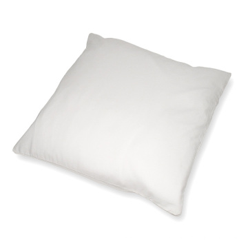 Vente en vrac blanc couverture de coton plaine housse de coussin avec fermeture à glissière personnaliser taille